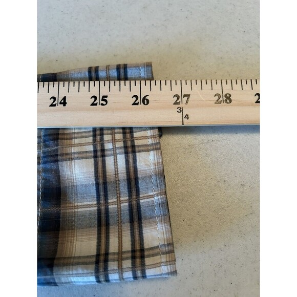 Wrangler Pearl Snap Western Shirt Mens Large Long Sleeve Plaid - Picture 7 of 7